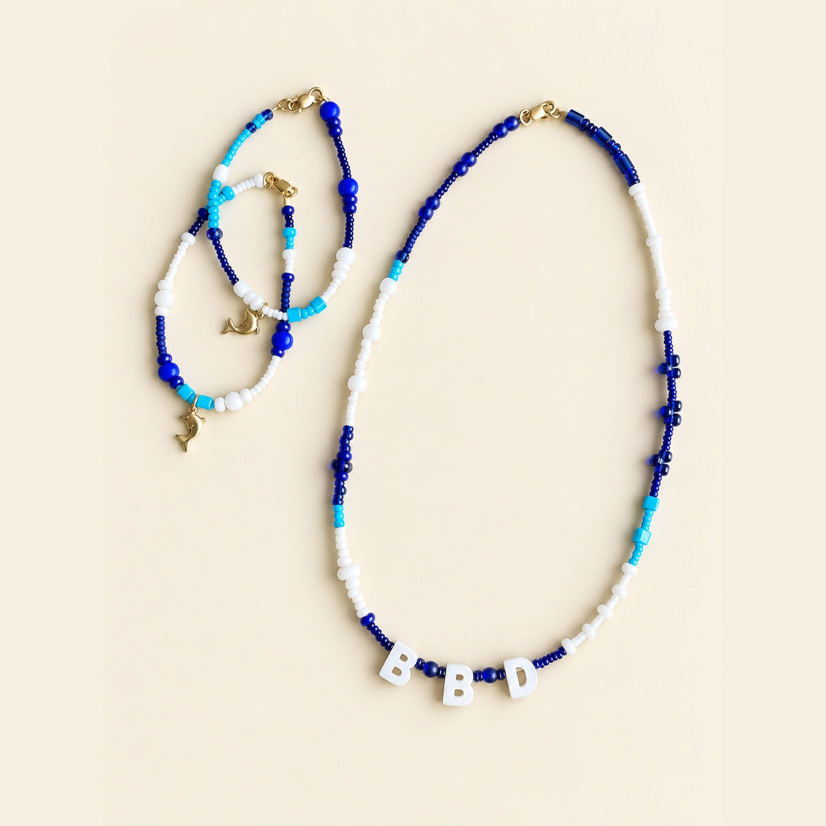 Birmingham Blue Dolphins BBD necklace by Mo’s Charm Studio