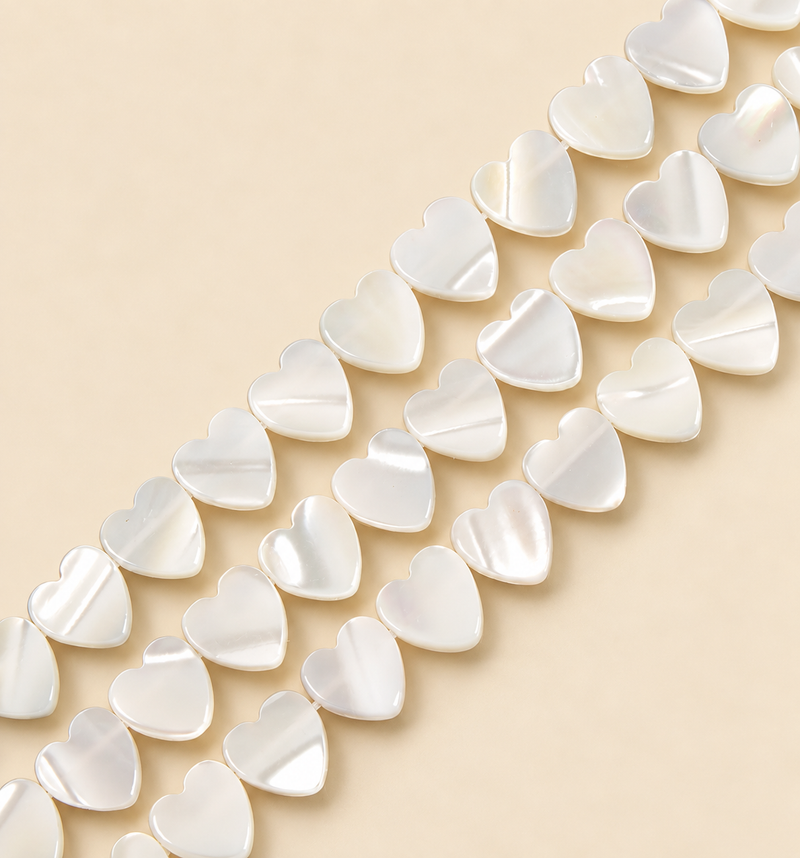 Mother of Pearl Heart