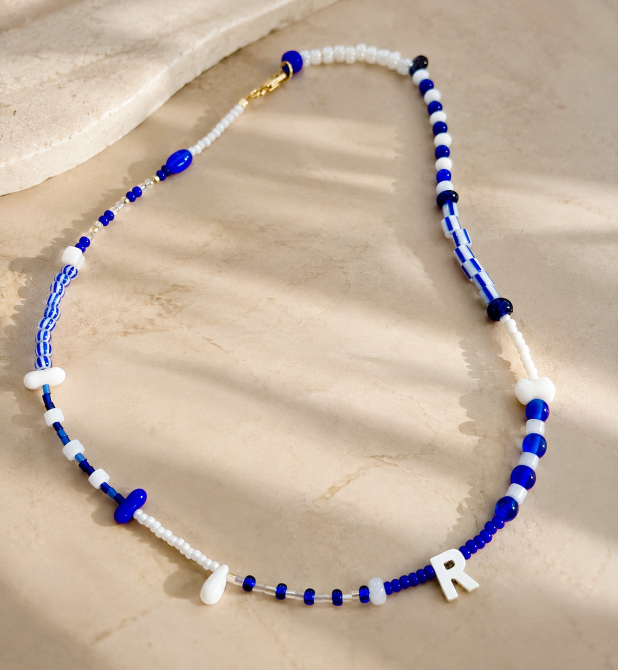 Custom Handmade Necklace - One Initial